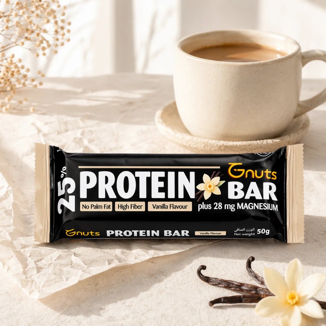 G-NUTS PROTEIN BAR - VANILLA FLAVOR (BOX OF 12) - SQOON