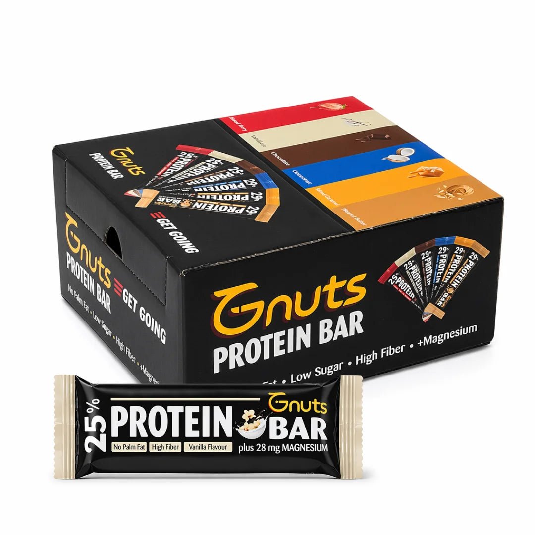 G-NUTS PROTEIN BAR - VANILLA FLAVOR (BOX OF 12) - SQOON