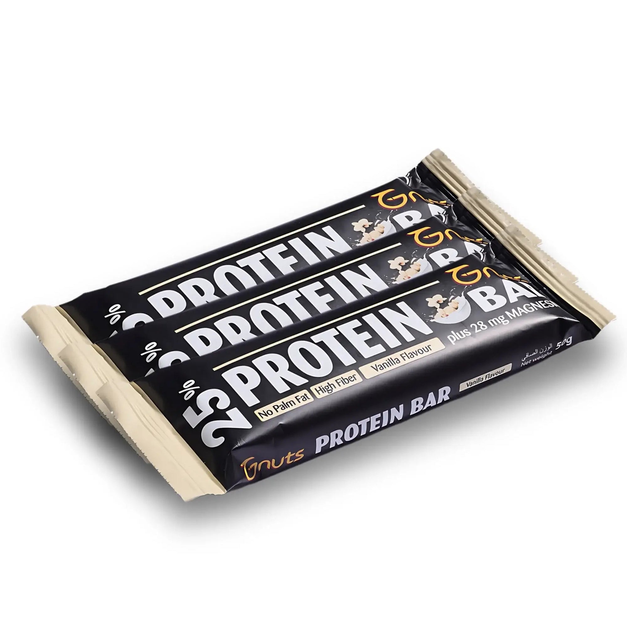 G - NUTS PROTEIN BAR - VANILLA FLAVOR (Pack of 3) - SQOON