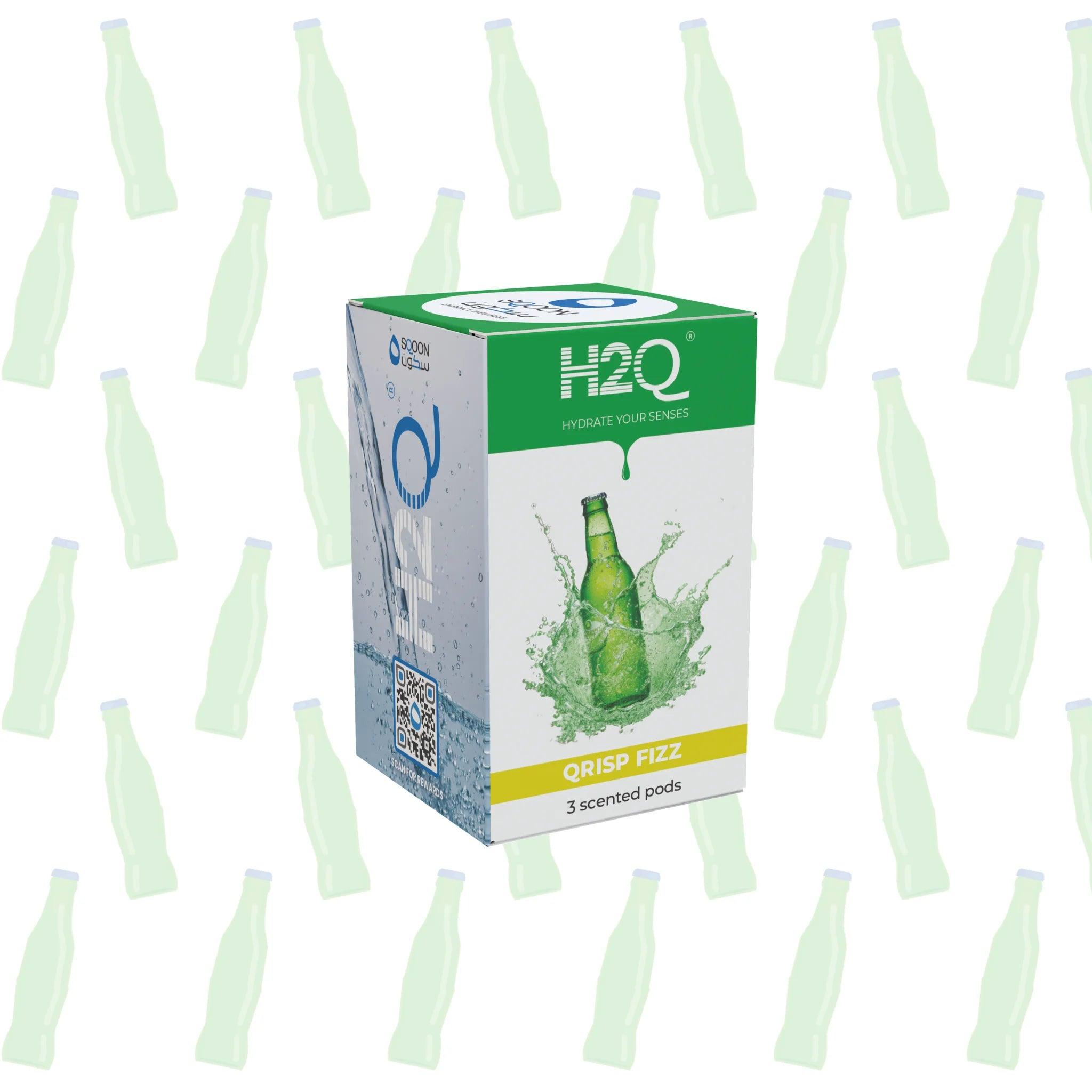 H2q H2Q QRISP FIZZ Scented Pods by SQOON | Zero Calories, No Sugar