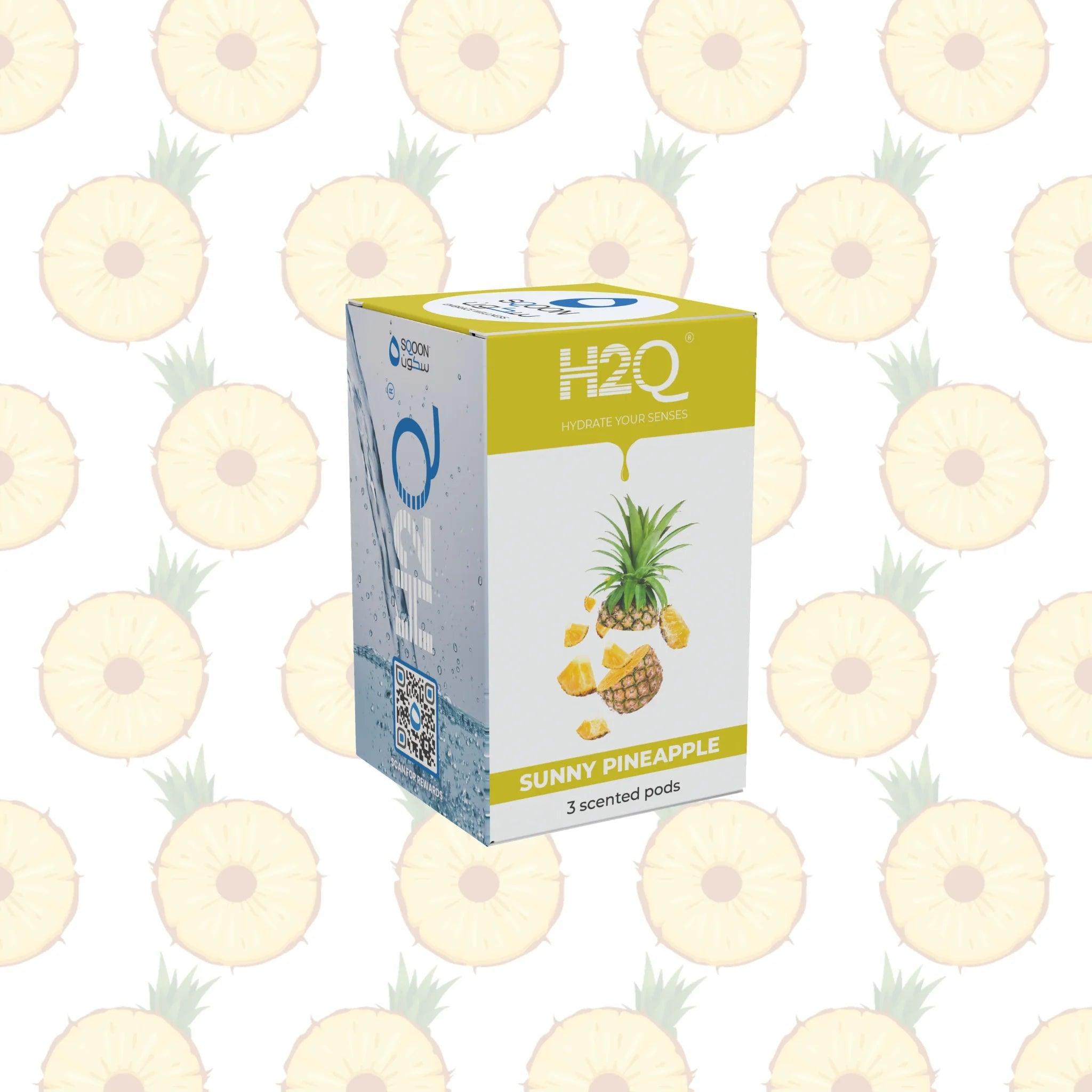 H2q H2Q SUNNY PINEAPPLE Scented Pods by SQOON | Zero Calories, No Sugar