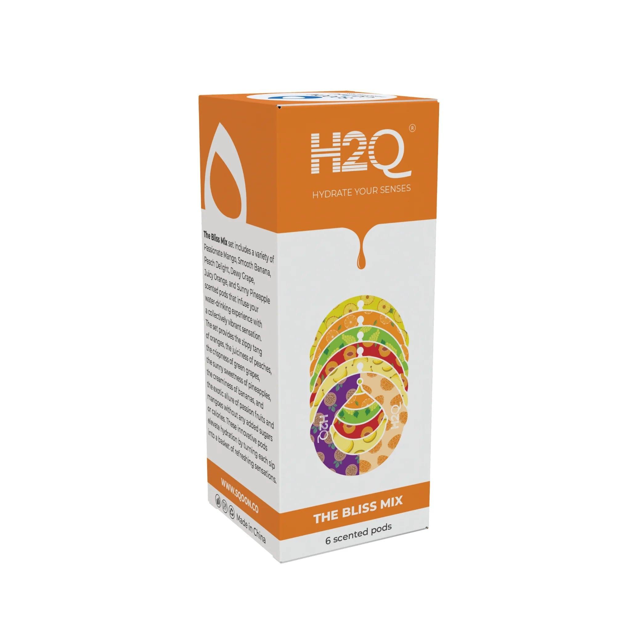 H2Q THE BLISS MIX Scented Pods by SQOON | Zero Calories, No Sugar