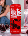 HALAPOP PREBIOTIC SODA - CHERRY COLA (250ml) - SQOON