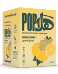 HALAPOP PREBIOTIC SODA - GINGER LEMON (4x 250ml PACK) - SQOON