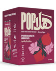 HALAPOP PREBIOTIC SODA - POMEGRANATE HIBISCUS (4X 250ml PACK) - SQOON