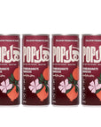 HALAPOP PREBIOTIC SODA - POMEGRANATE HIBISCUS (4X 250ml PACK) - SQOON