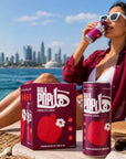HALAPOP PREBIOTIC SODA - POMEGRANATE HIBISCUS (4X 250ml PACK) - SQOON