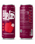 HALAPOP PREBIOTIC SODA - POMEGRANATE HIBISCUS (4X 250ml PACK) - SQOON