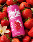 HALAPOP PREBIOTIC SODA - STRAWBERRY VANILLA (250ml) - SQOON