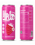 HALAPOP PREBIOTIC SODA - STRAWBERRY VANILLA (4X 250ml PACK) - SQOON