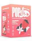 HALAPOP PREBIOTIC SODA - STRAWBERRY VANILLA (4X 250ml PACK) - SQOON