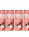 HALAPOP PREBIOTIC SODA - STRAWBERRY VANILLA (4X 250ml PACK) - SQOON