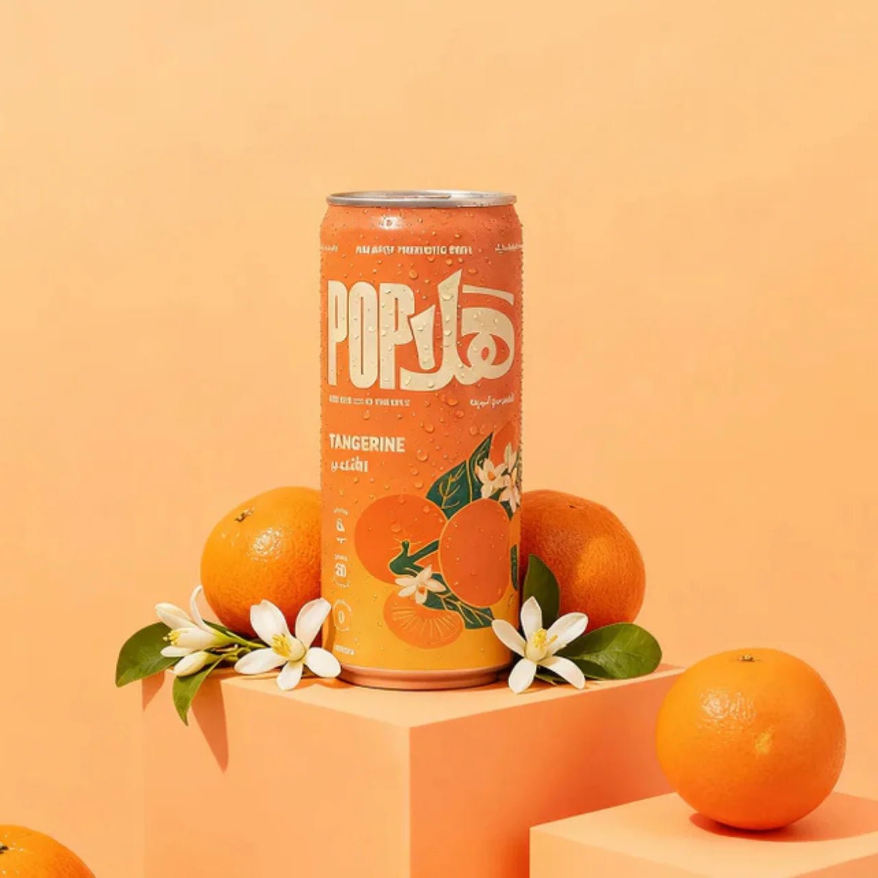 HALAPOP PREBIOTIC SODA - TANGERINE (250ml) - SQOON