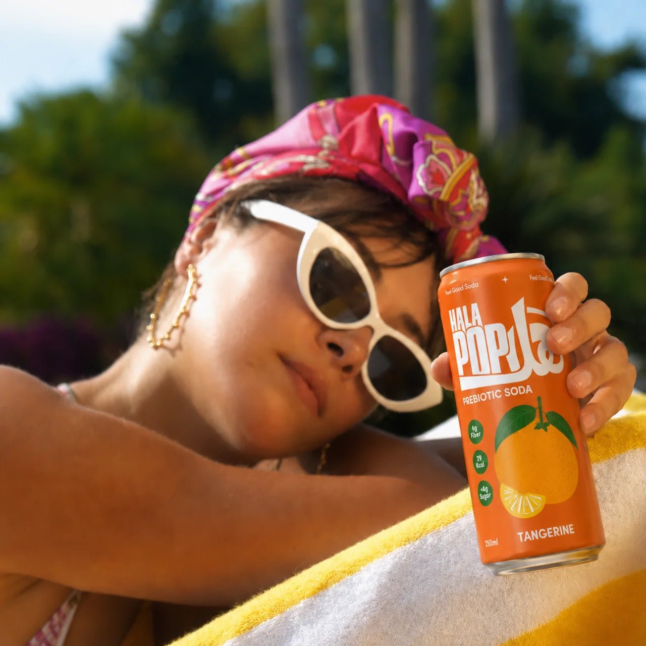 HALAPOP PREBIOTIC SODA - TANGERINE (250ml) - SQOON