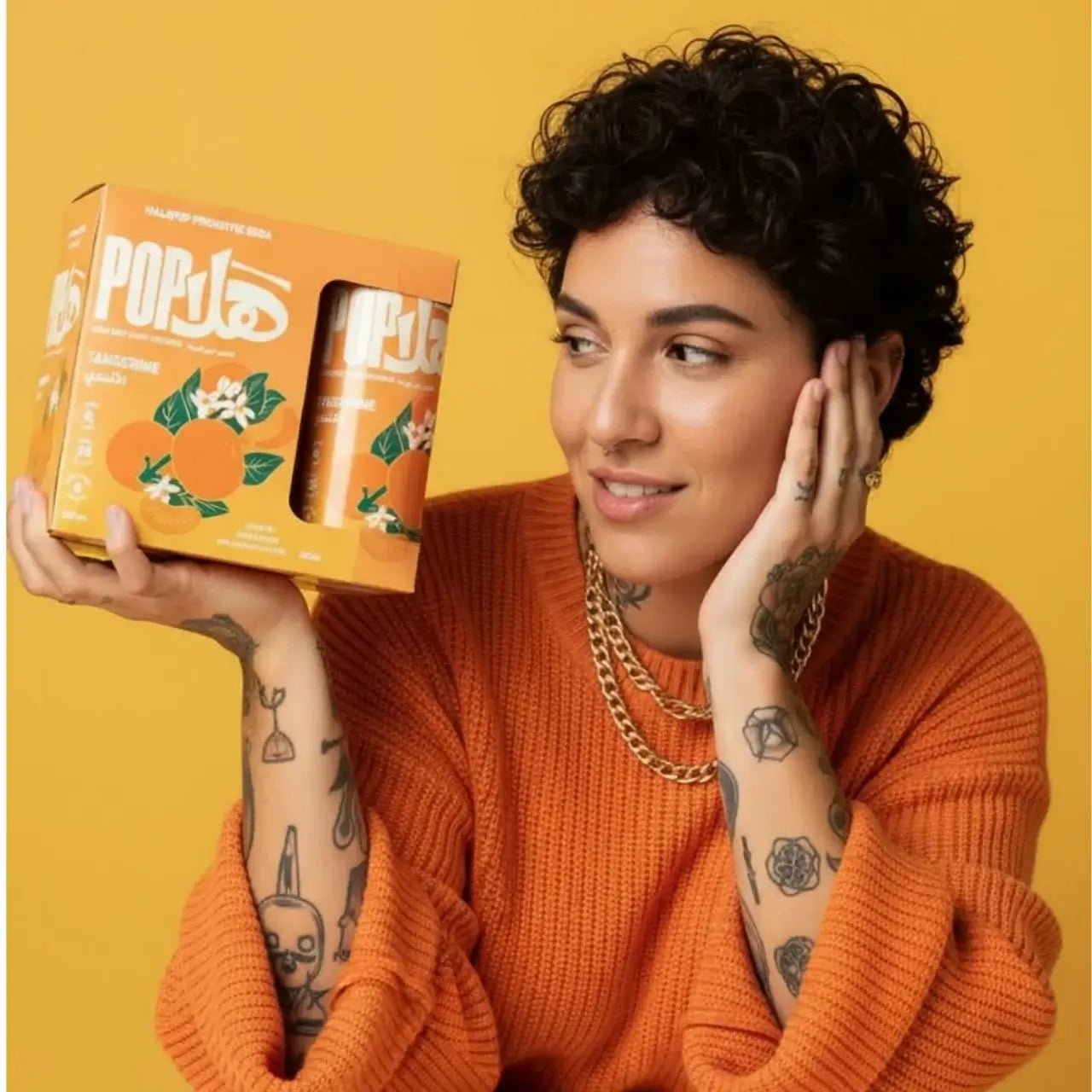 HALAPOP PREBIOTIC SODA - TANGERINE (250ml) - SQOON