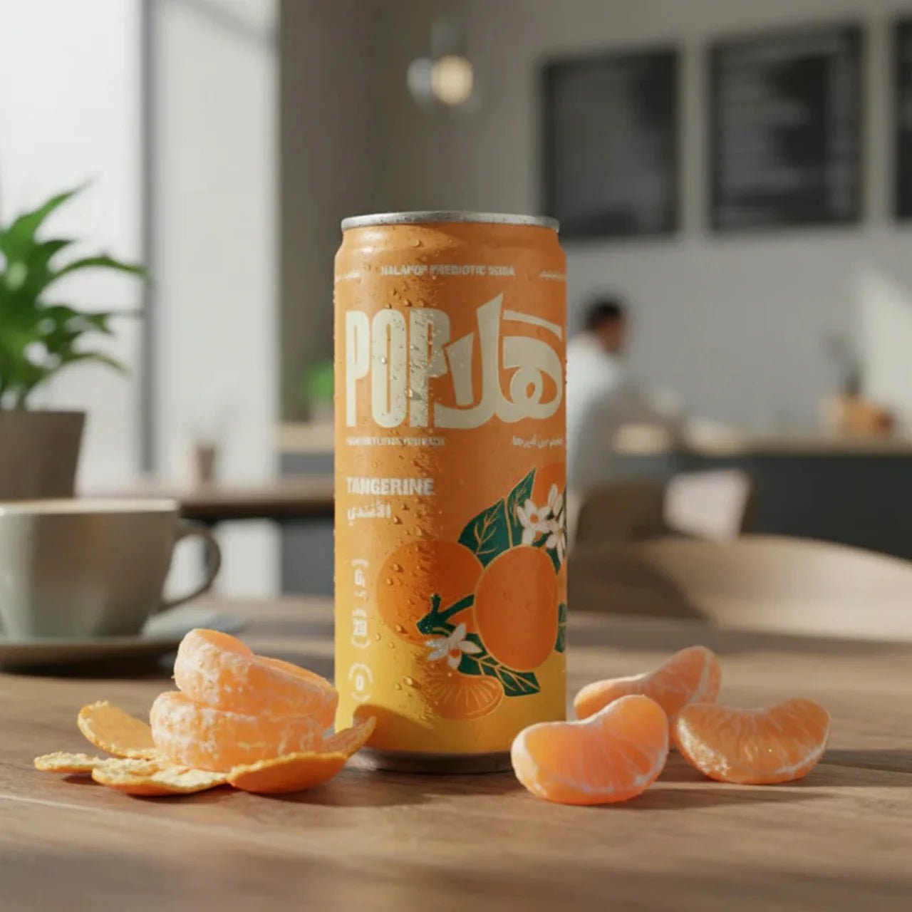 HALAPOP PREBIOTIC SODA - TANGERINE (250ml) - SQOON