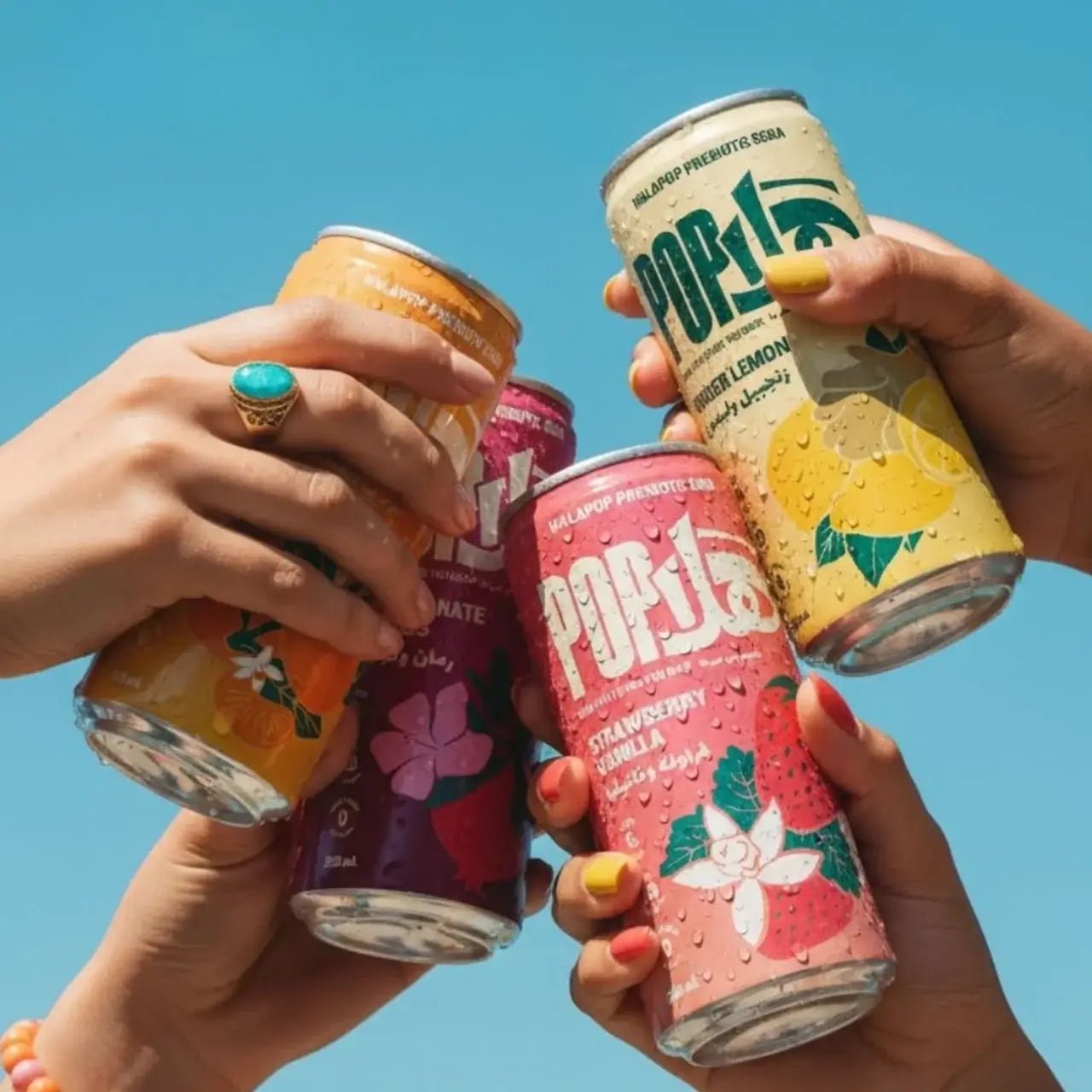 HALAPOP PREBIOTIC SODA - VARIETY PACK (4x 250ml) - SQOON