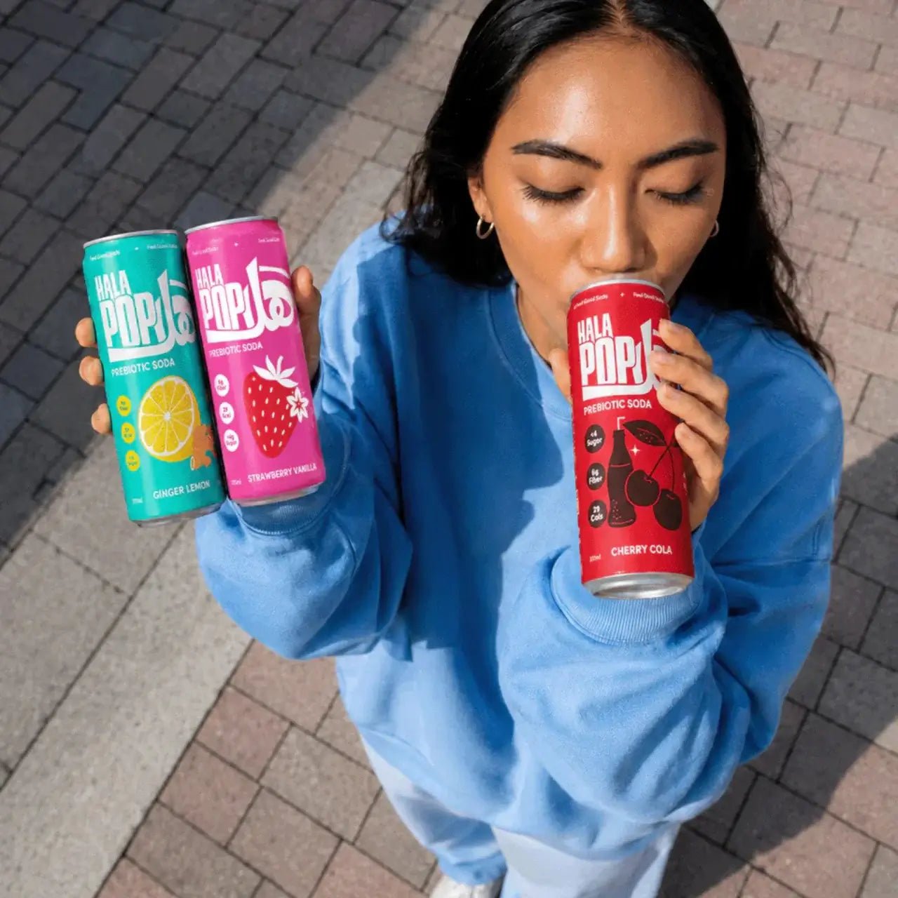 HALAPOP PREBIOTIC SODA - VARIETY PACK BUNDLE (5x 250ml) - SQOON