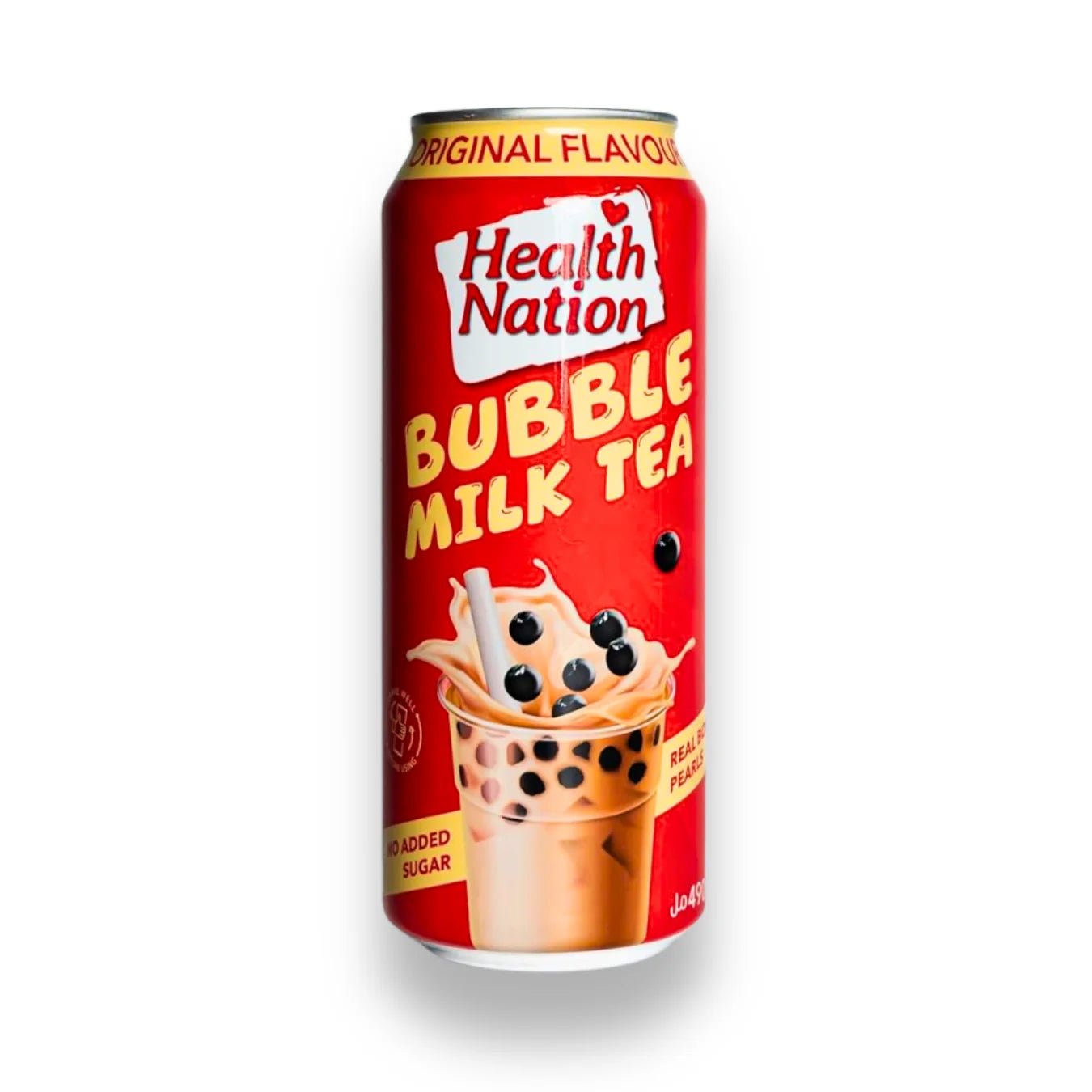 HEALTH NATION BUBBLE MILK TEA - ORIGINAL FLAVOUR (490ml) - SQOON