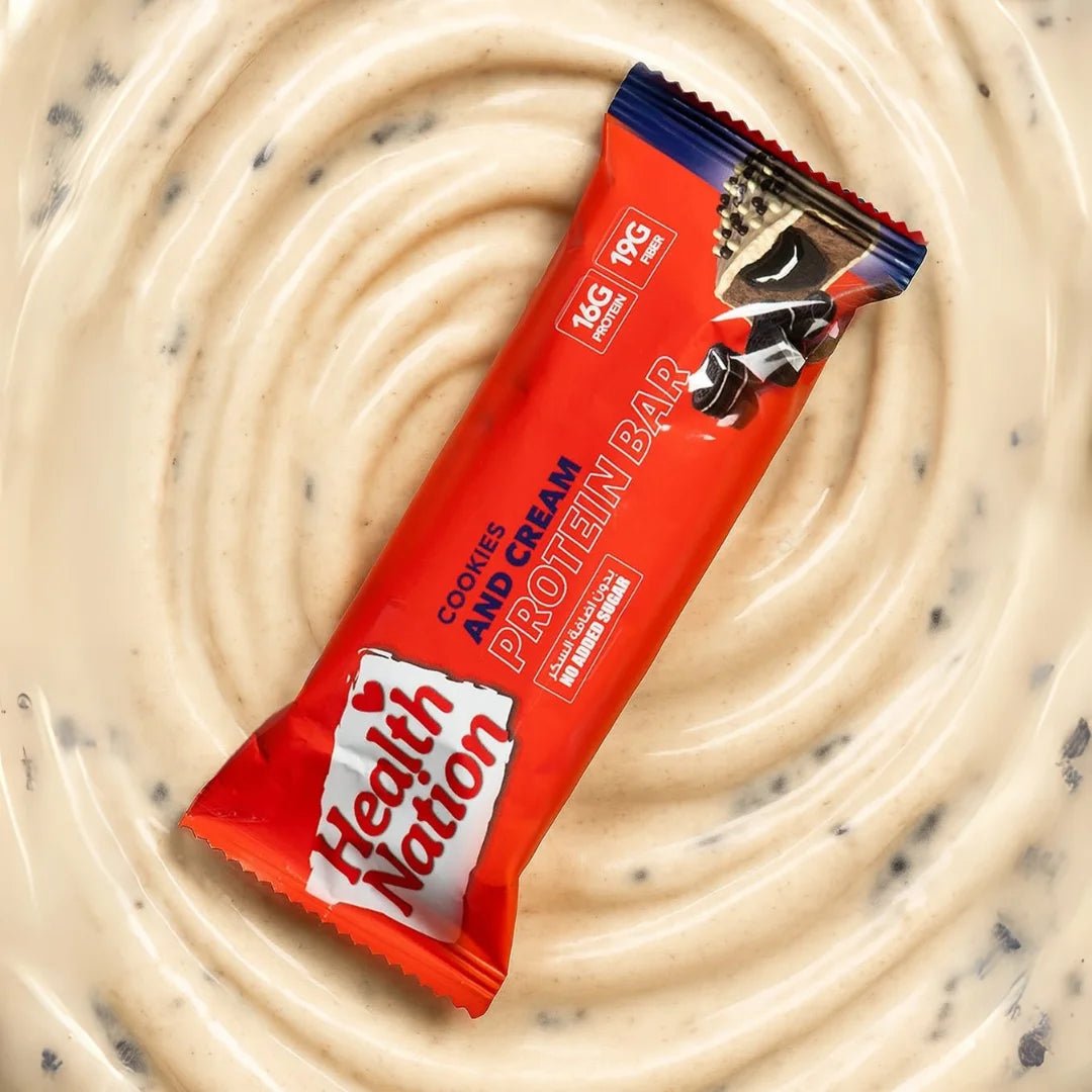 HEALTH NATION COOKIES & CREAM PROTEIN BAR - SQOON