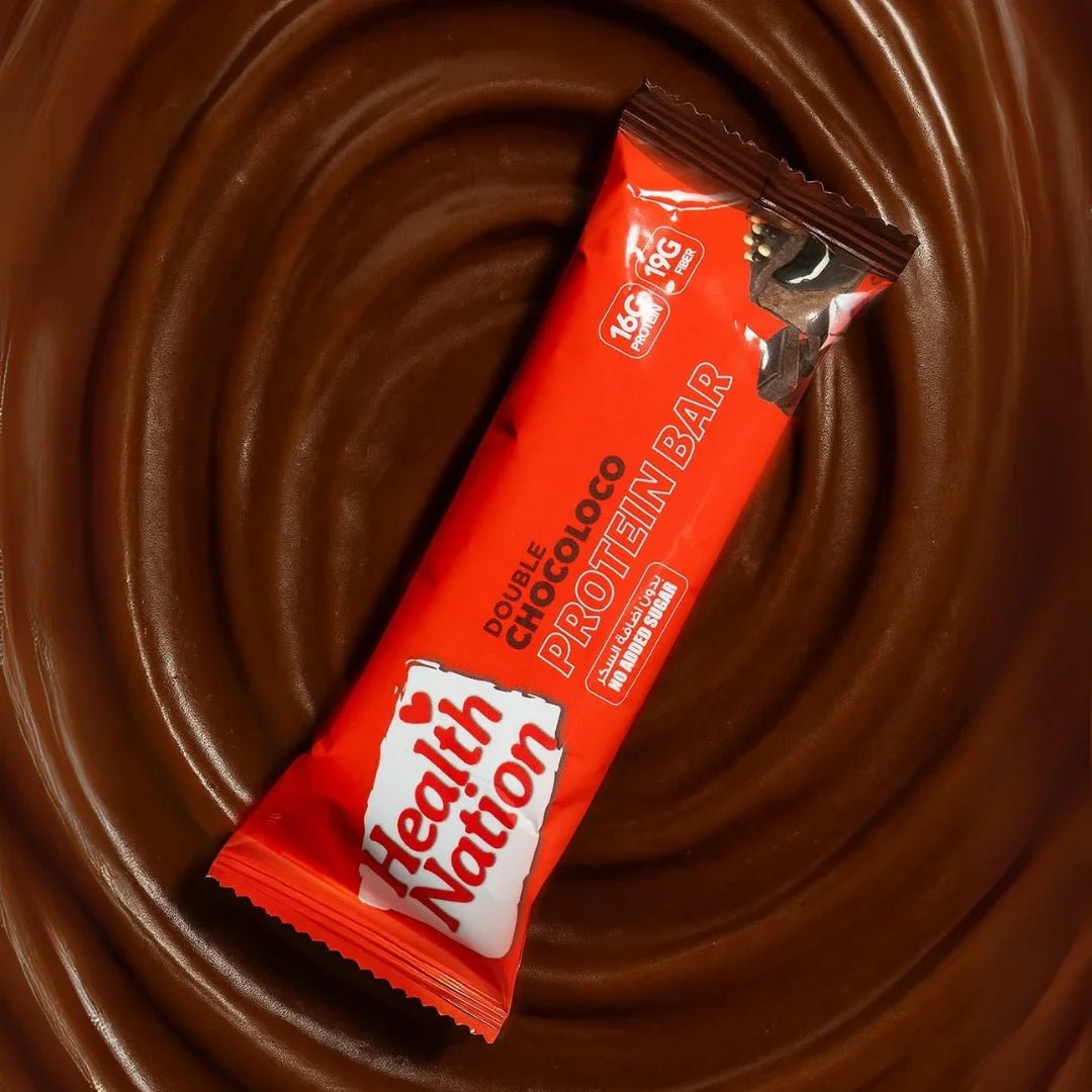 HEALTH NATION DOUBLE CHOCOLOCO PROTEIN BAR - SQOON
