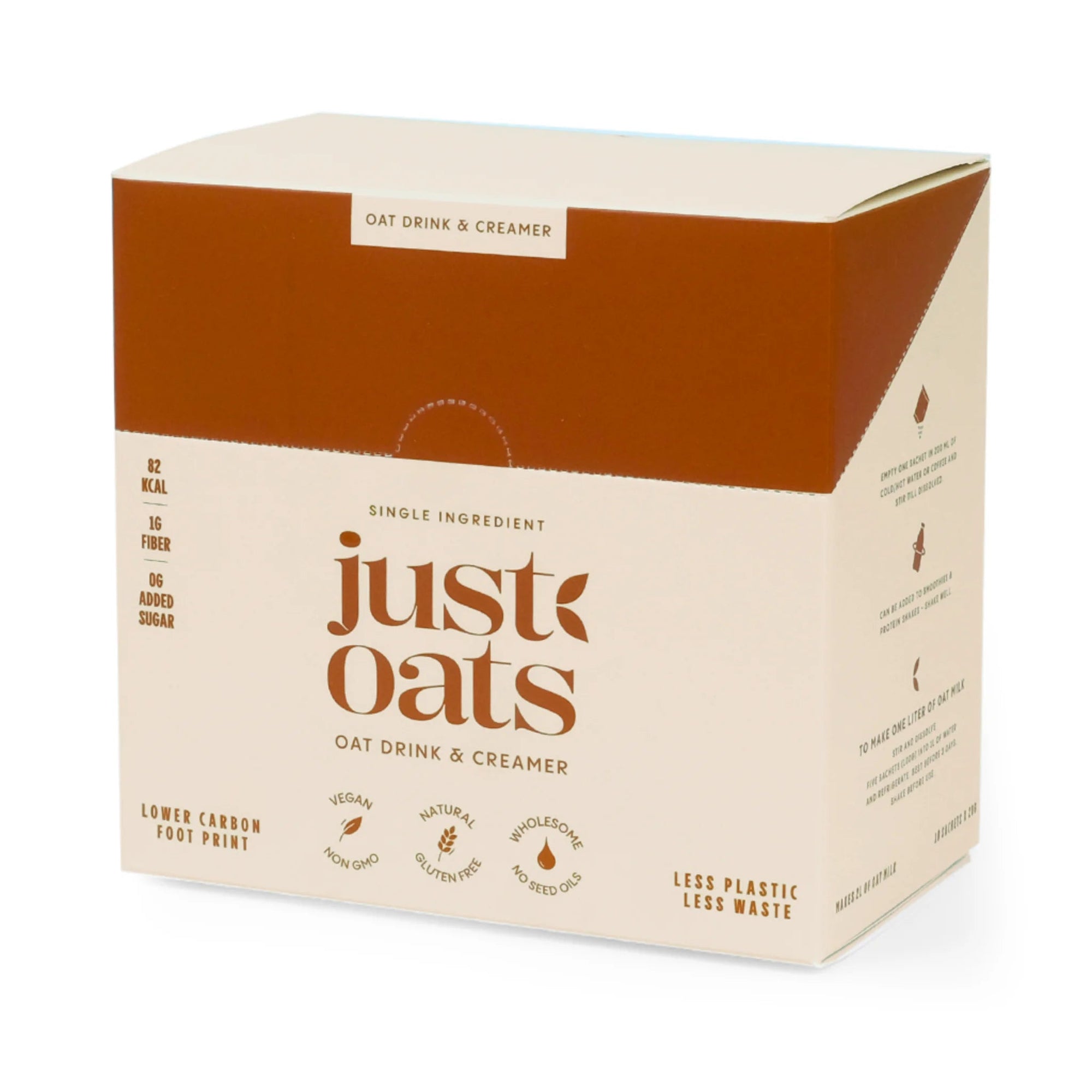 JUST OATS OAT MILK POWDER & CREAMER (10 x 20g Box) - SQOON