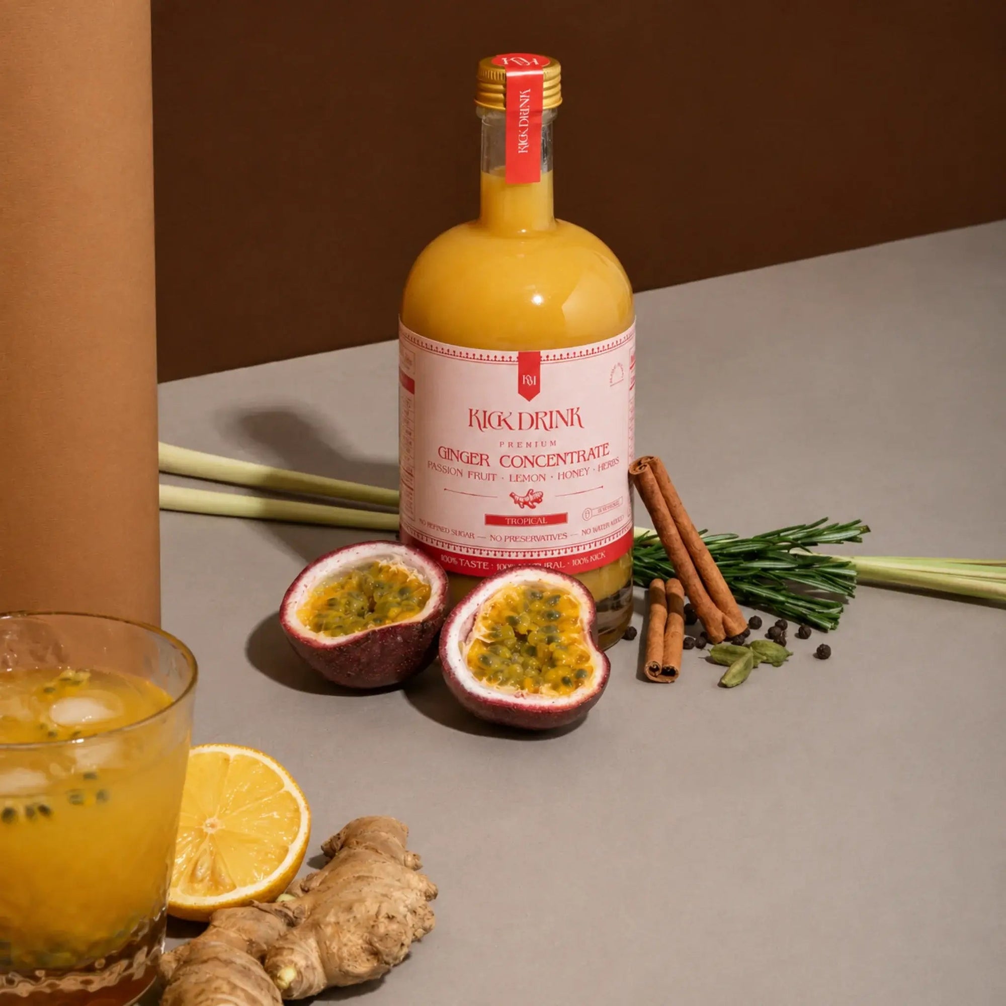 KICK DRINK - ORIGINAL &amp; TROPICAL FLAVORS BUNDLE (2x 500ML) - SQOON