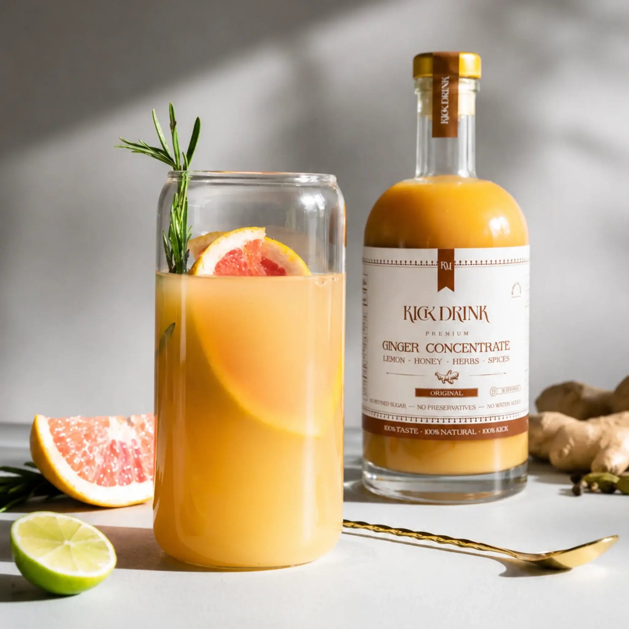 KICK DRINK - ORIGINAL &amp; TROPICAL FLAVORS BUNDLE (2x 500ML) - SQOON