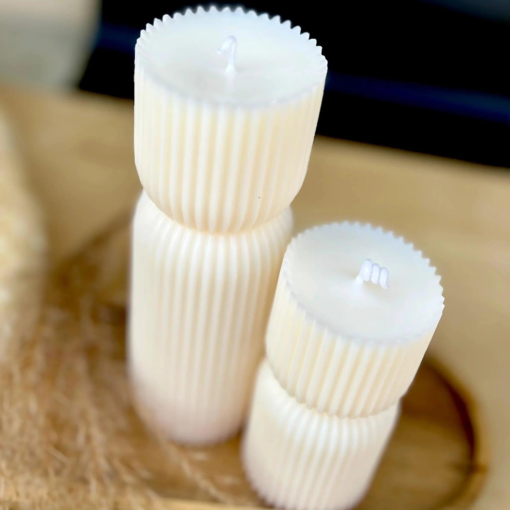 LE MEILLEUR SCENTED PILLAR CANDLES (SET OF 2) - SQOON
