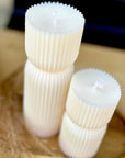 LE MEILLEUR SCENTED PILLAR CANDLES (SET OF 2) - SQOON