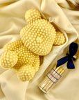 LE MEILLEUR YELLOW TEDDY SCENTED CANDLE WITH MATCHES - SQOON