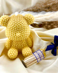 LE MEILLEUR YELLOW TEDDY SCENTED CANDLE WITH MATCHES - SQOON