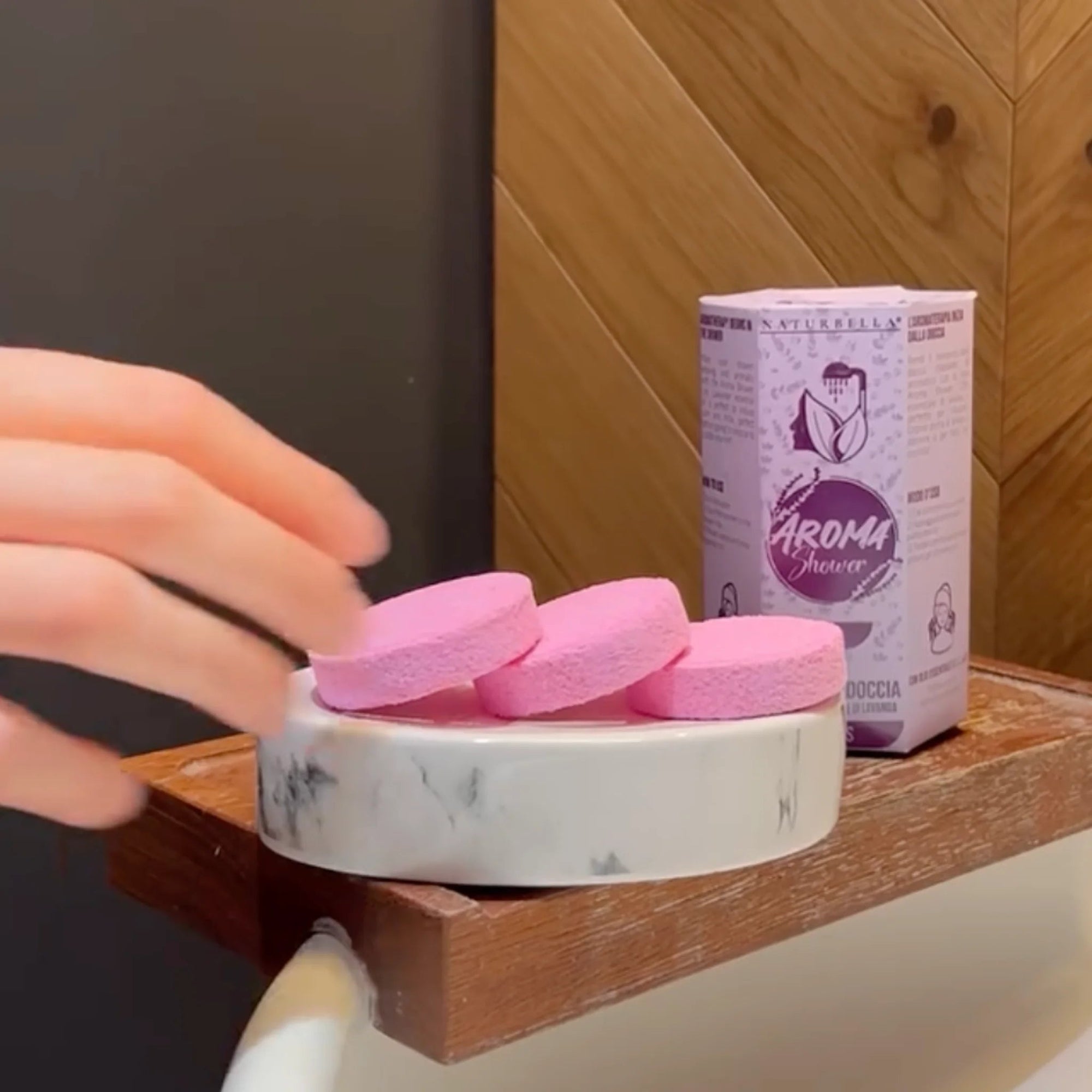 NATURBELLA SHOWER BOMB - LAVENDER (5 PCS) - SQOON