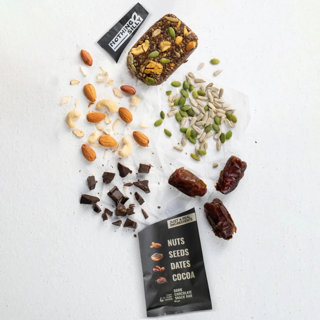 NOTHING SILLY DARK CHOCOLATE SNACK BAR - SQOON