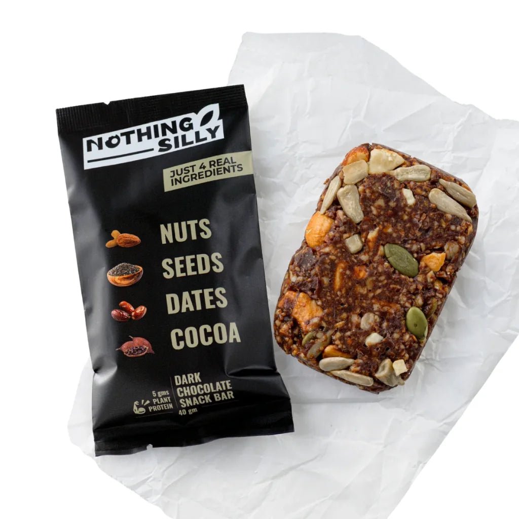 NOTHING SILLY DARK CHOCOLATE SNACK BAR - SQOON