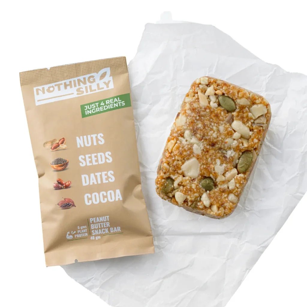 NOTHING SILLY PEANUT BUTTER SNACK BAR - SQOON