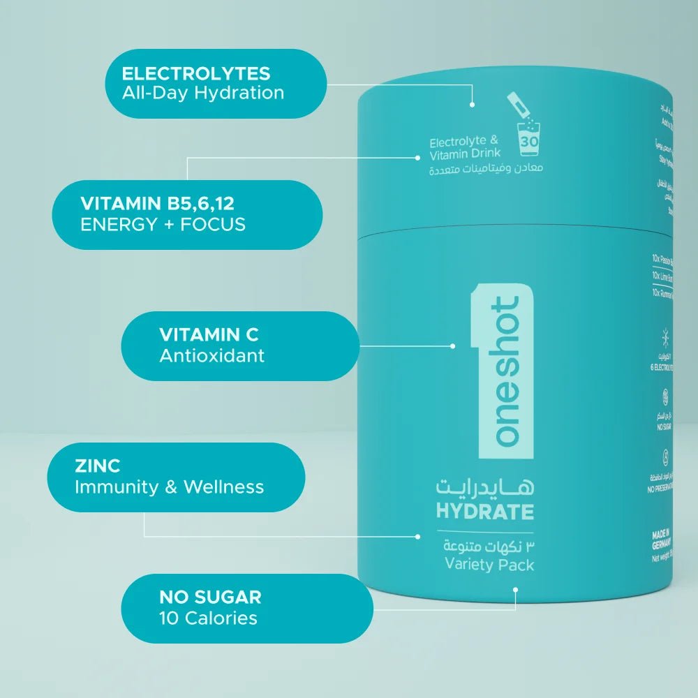 ONESHOT HYDRATE DISCOVERY VARIETY PACK (30 Sticks) - SQOON