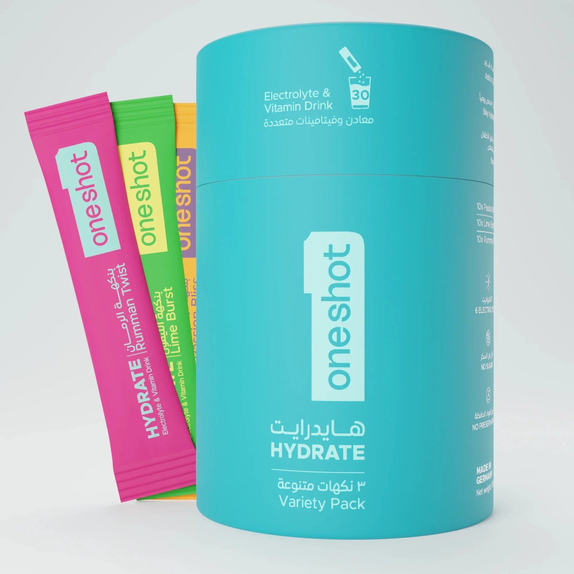 ONESHOT HYDRATE DISCOVERY VARIETY PACK (30 Sticks) - SQOON