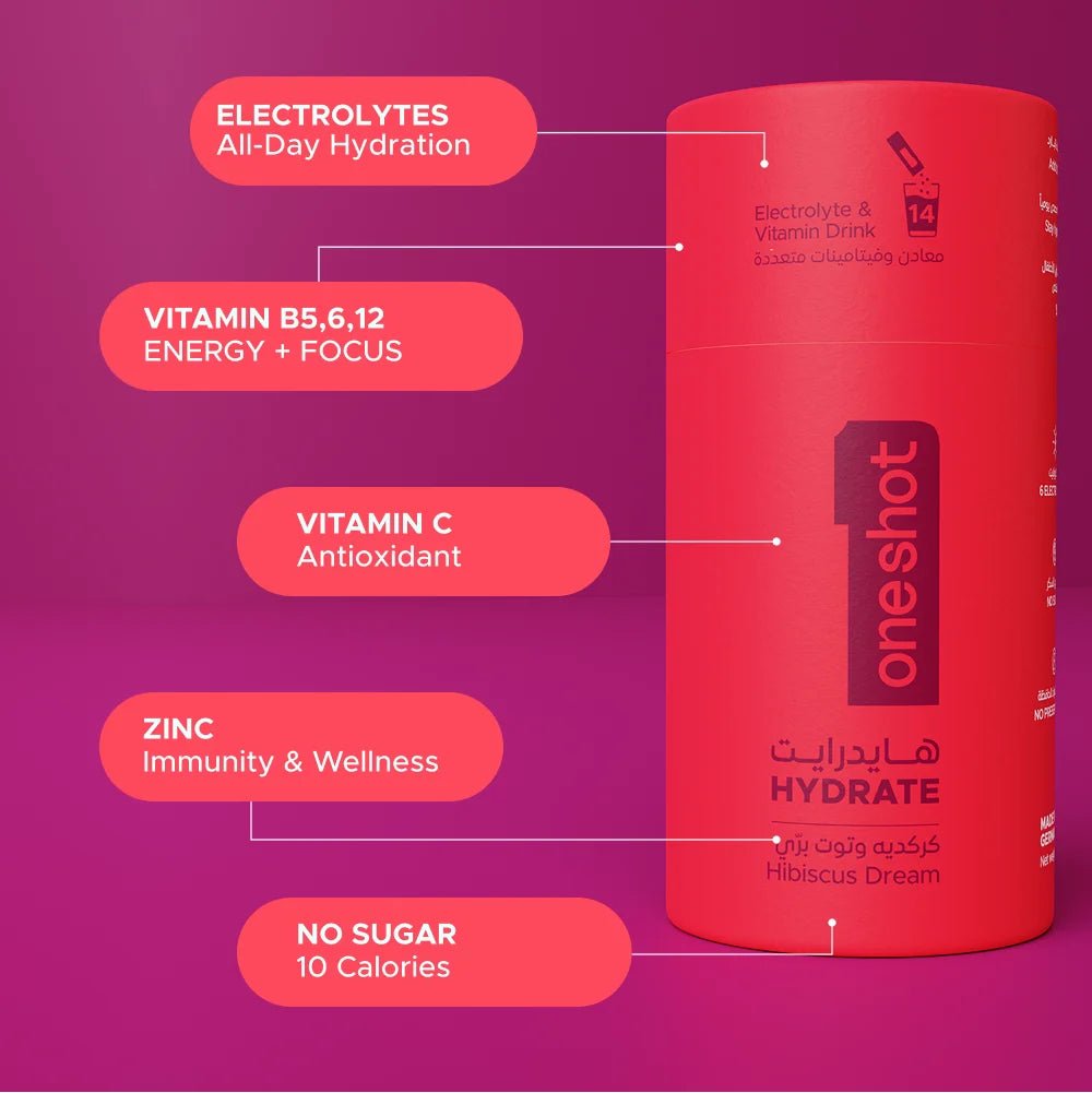 ONESHOT HYDRATE HIBISCUS DREAM (14 Sticks) - SQOON