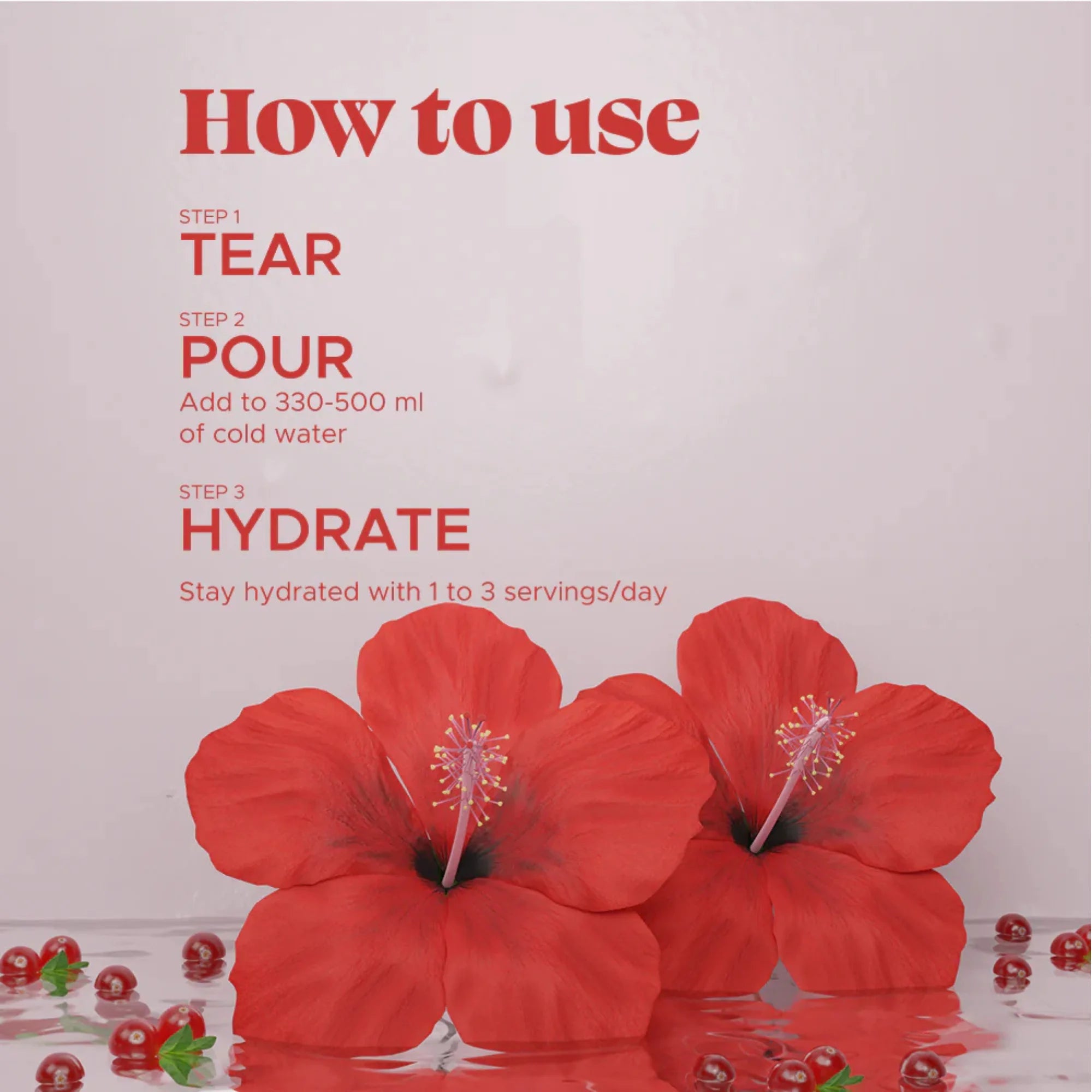 ONESHOT HYDRATE HIBISCUS DREAM (14 Sticks) - SQOON