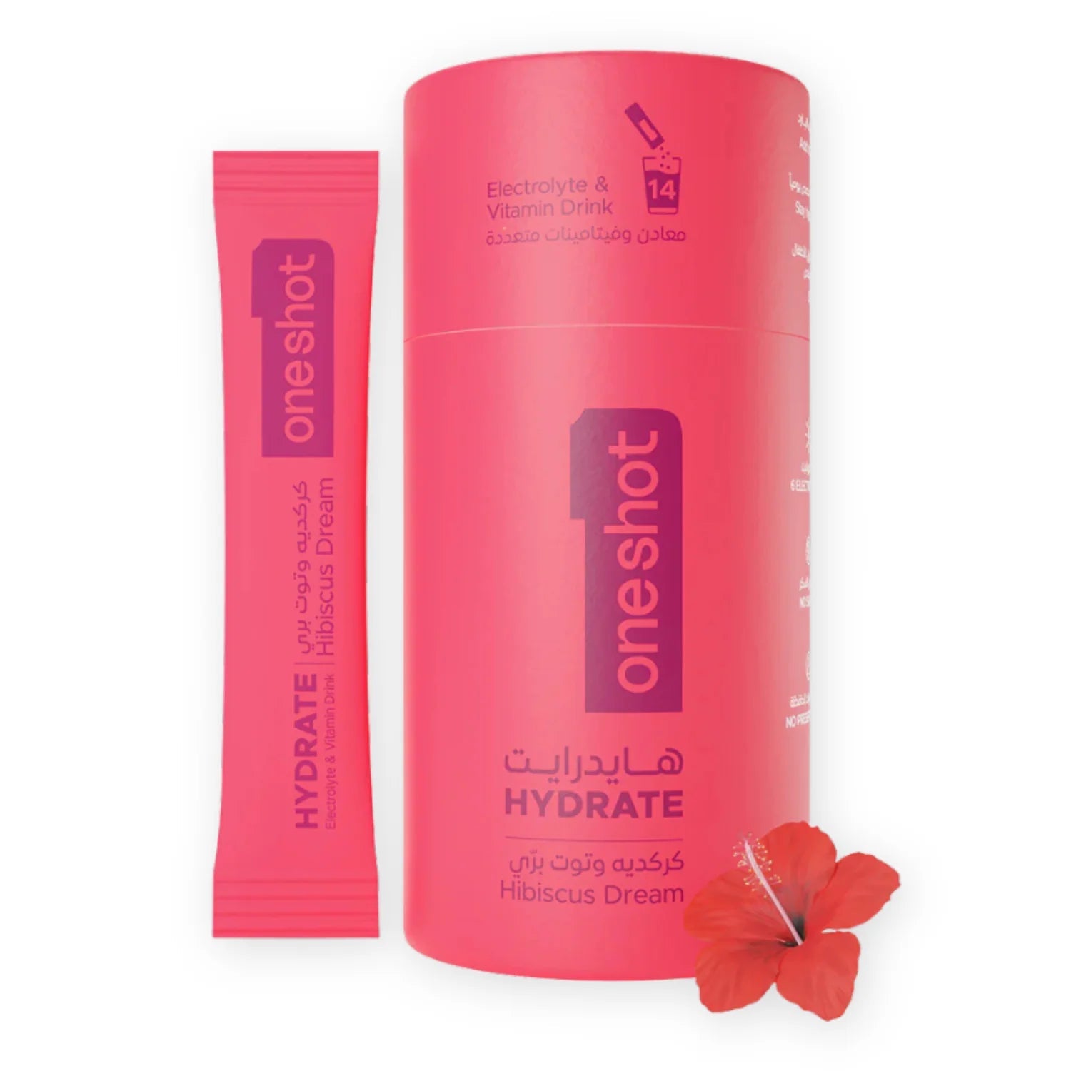 ONESHOT HYDRATE HIBISCUS DREAM (14 Sticks) - SQOON