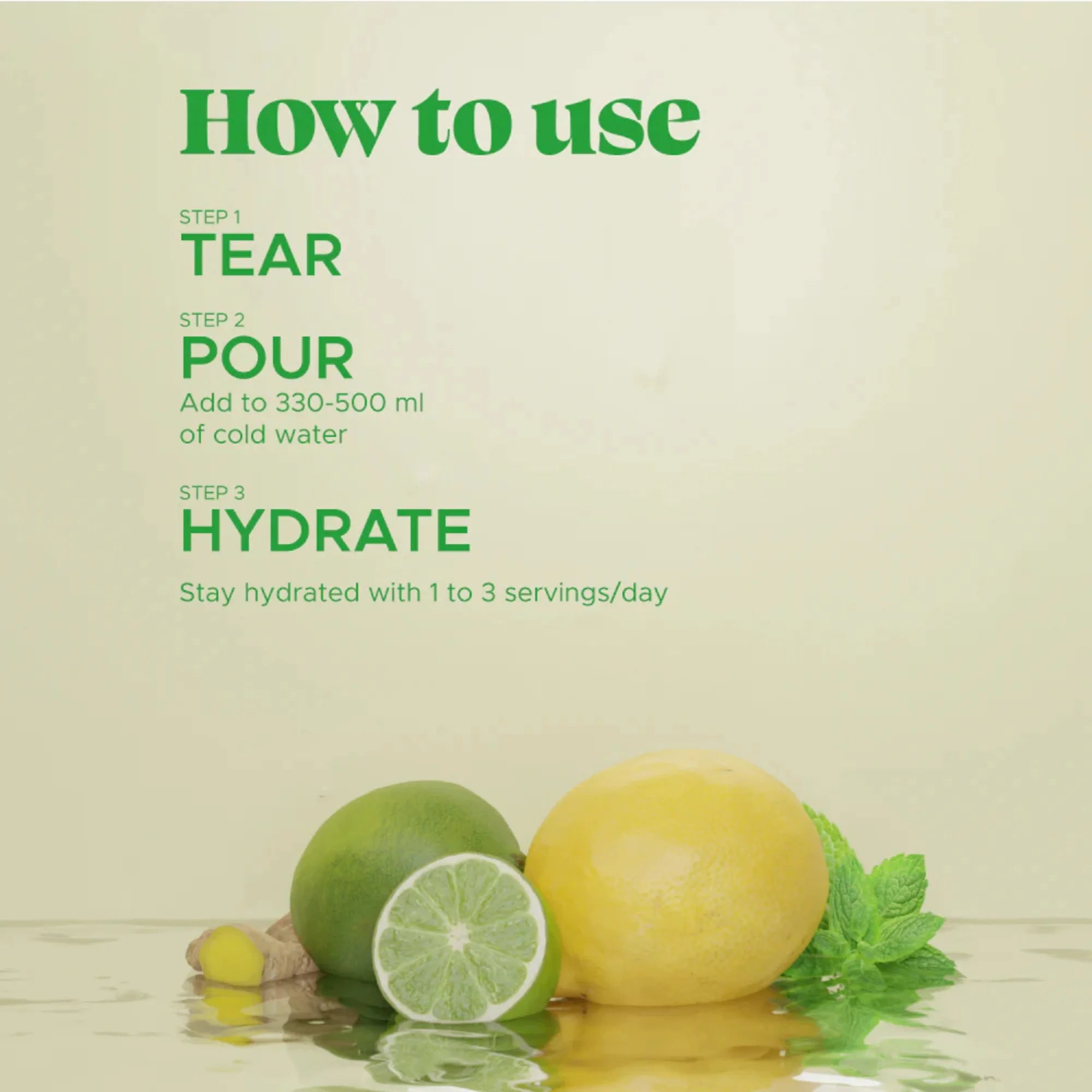 ONESHOT HYDRATE LIME BURST (14 Sticks) - SQOON