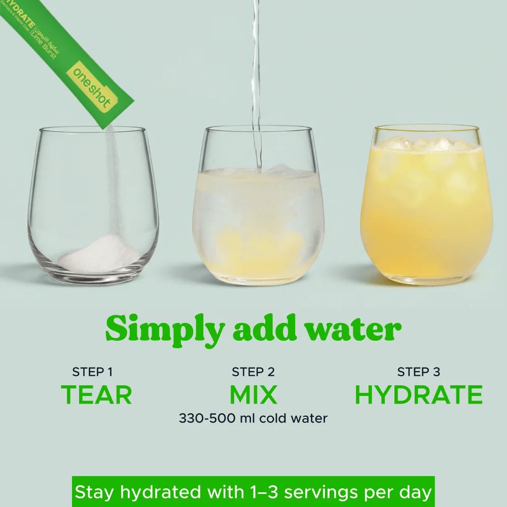 ONESHOT HYDRATE LIME BURST (14 Sticks) - SQOON