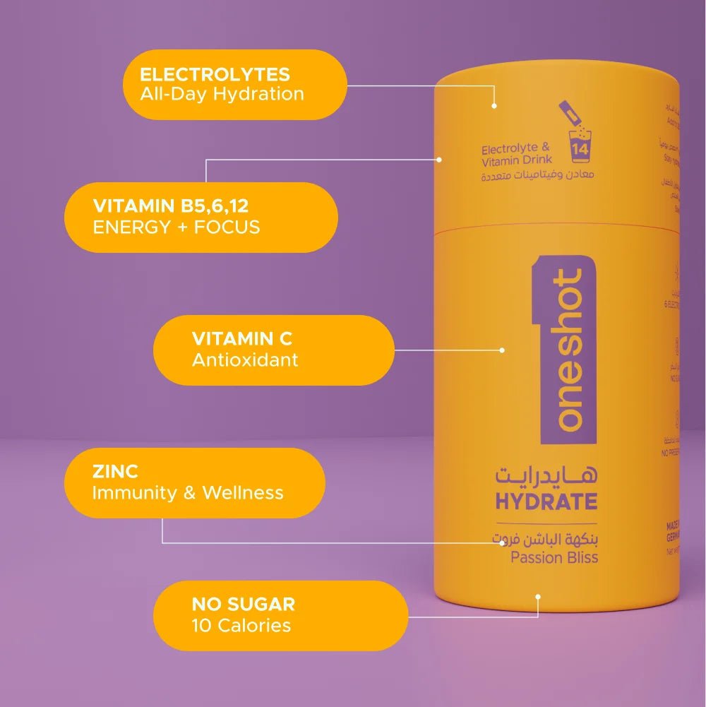 ONESHOT HYDRATE PASSION BLISS (14 Sticks) - SQOON