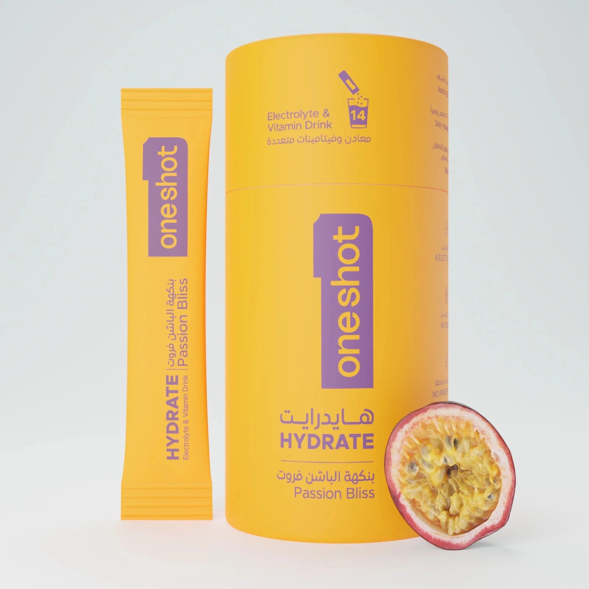 ONESHOT HYDRATE PASSION BLISS (14 Sticks) - SQOON