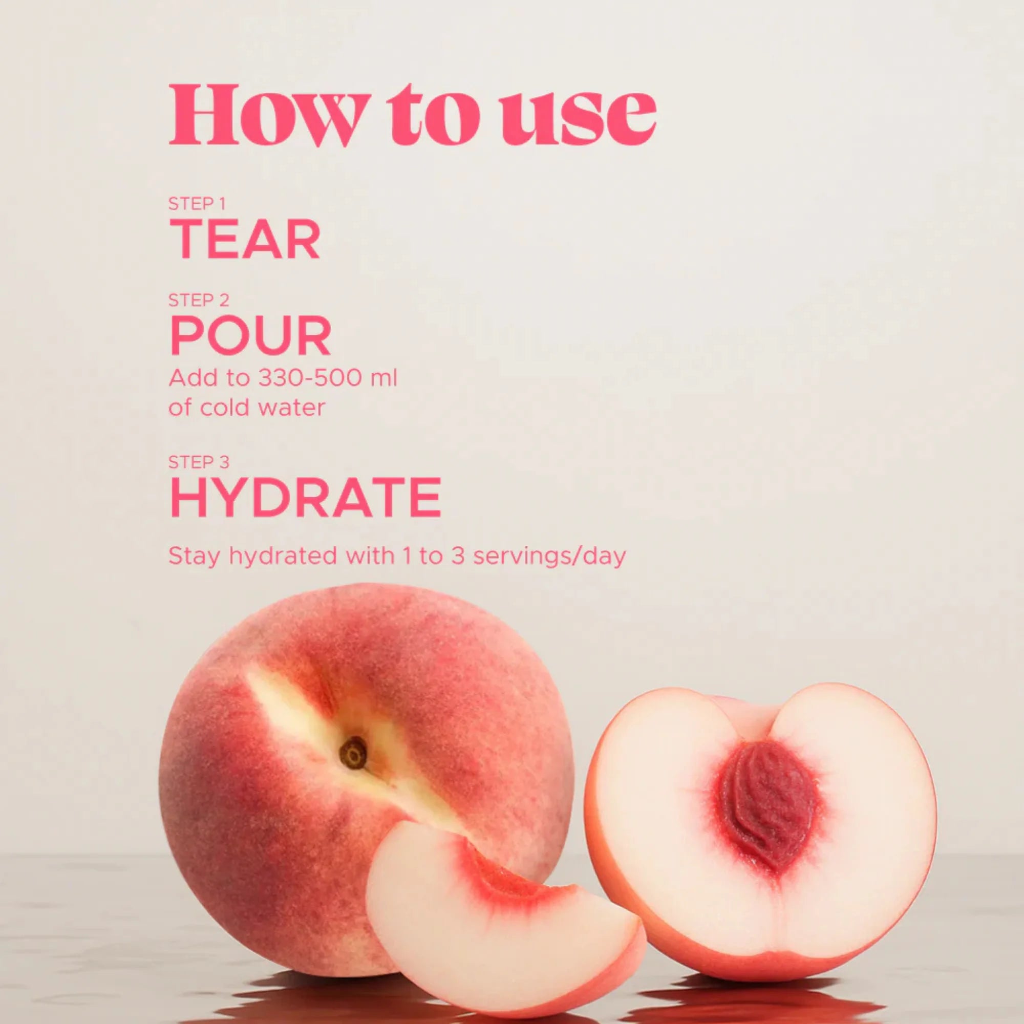 ONESHOT HYDRATE PEACH PARADISE (14 Sticks) - SQOON