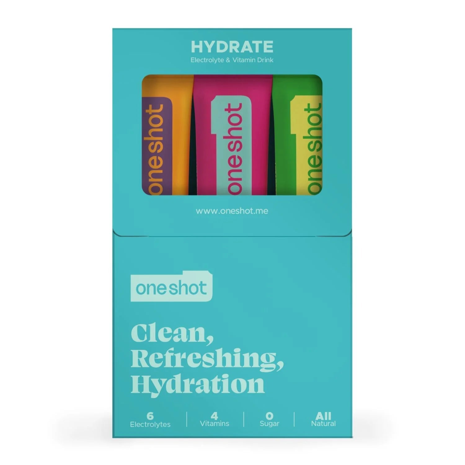 ONESHOT HYDRATE TASTE VARIETY PACK (3 Sticks) - SQOON