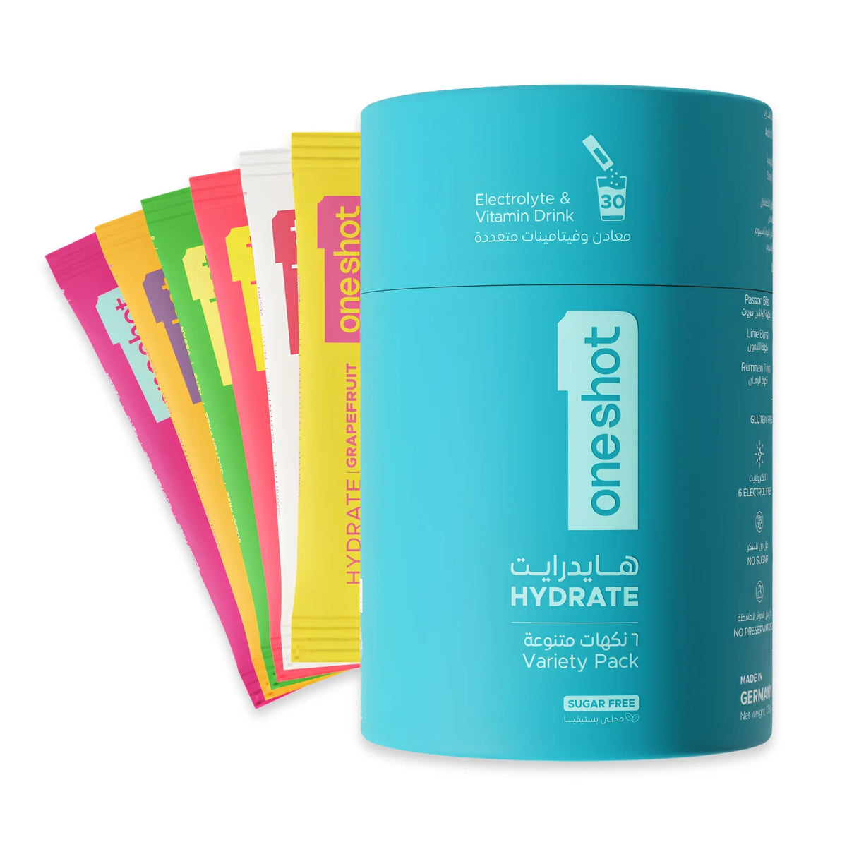 ONESHOT HYDRATE VARIETY PACK (30 Sticks) - SQOON