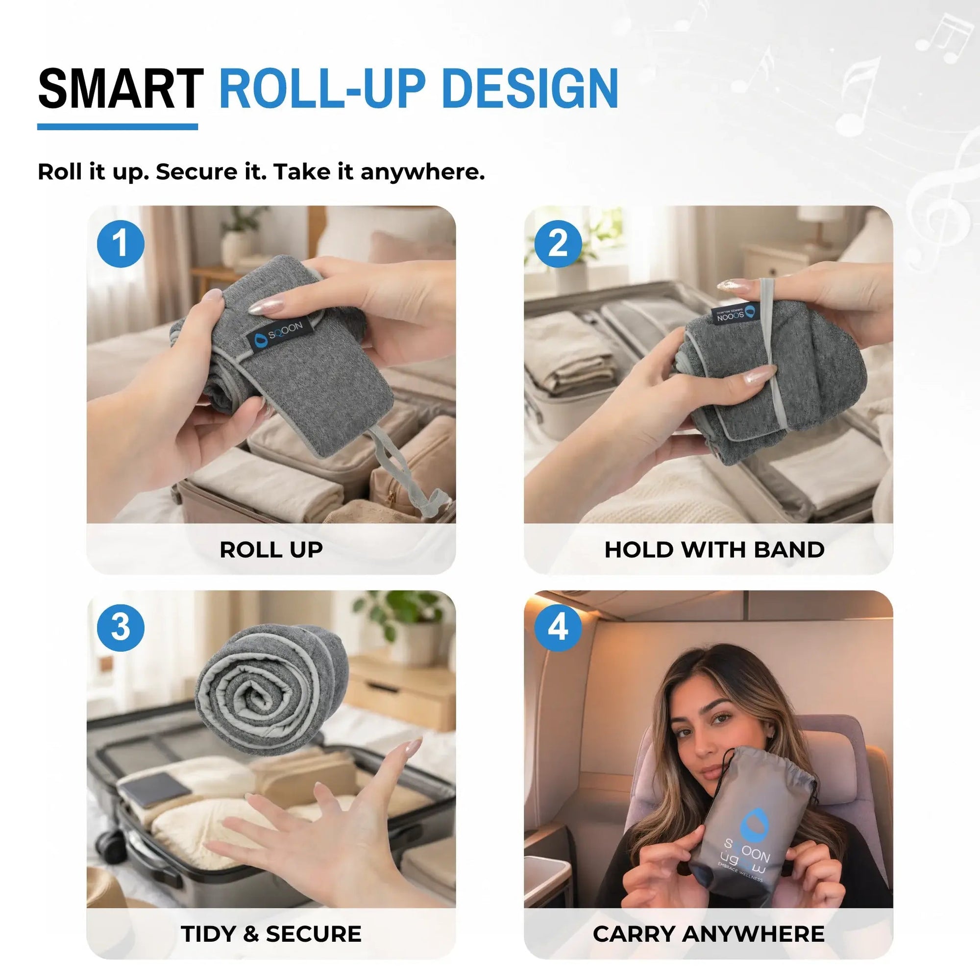 S-MASQ COZY BLUETOOTH EYE MASK - SQOON