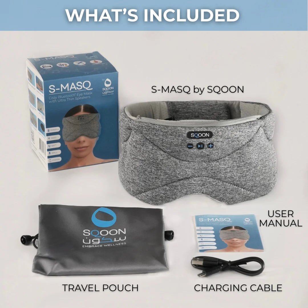 S - MASQ COZY BLUETOOTH EYE MASK - SQOON